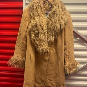Camel Lamb Coat